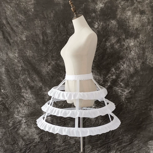 Новая 3 круга имеет костяную юбку Лолита, заправка весна и летняя колокольня, пустота, брюшная клетка, насильственная поддержка, насильственная поддержка