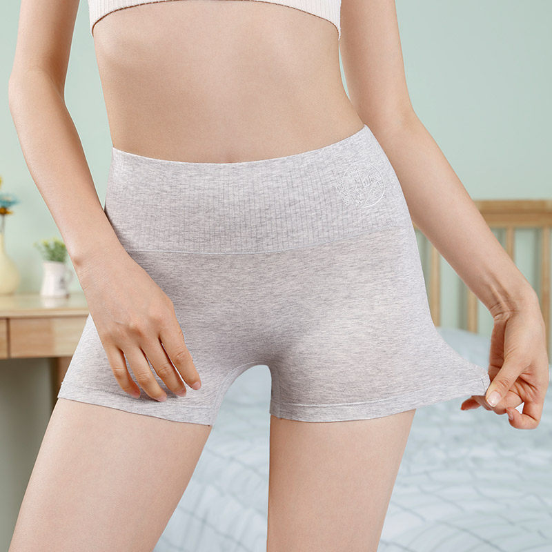 无痕平角女士纯棉高腰收腹安全内裤 于娜莎内裤