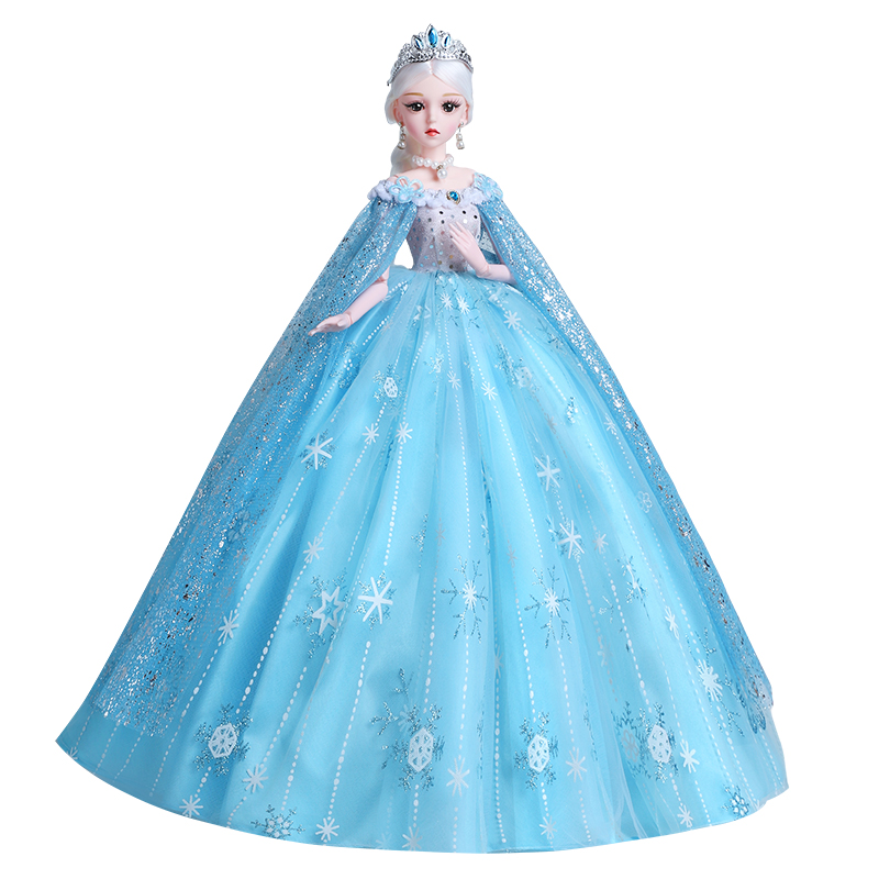 60厘米超大号洋娃娃套装女孩玩具艾莎爱莎公主生日礼物2023新款 - 图3