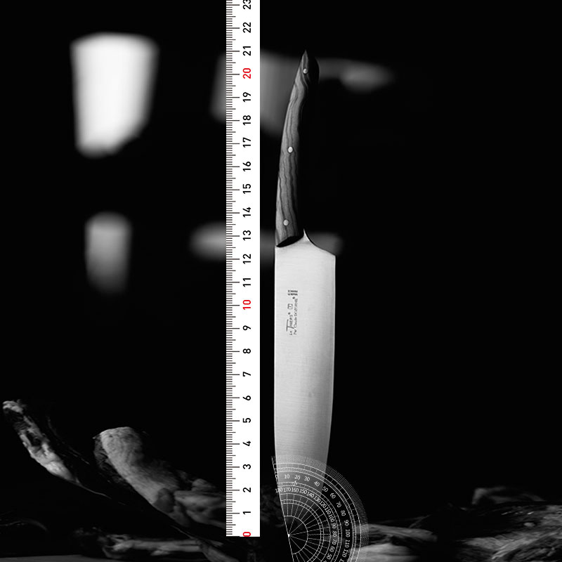 法国Claude dozorme狼头不锈钢橄榄木主厨刀三德刀削皮刀多功能刀 - 图1