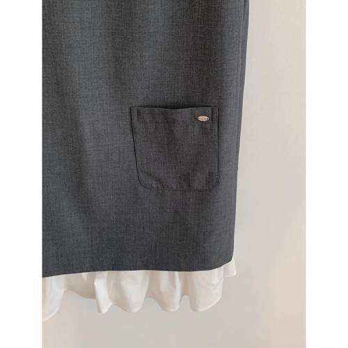 2.19~QS148044韩国春装新款气质百搭叠穿设计感背心裙连衣裙女 - 图3