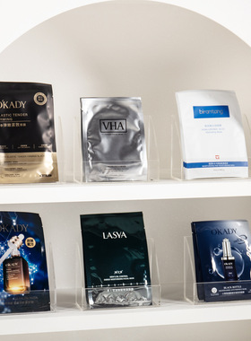 亚克力面膜盒摆件样板间浴室护肤品化妆品卫生间饰品洗手台摆件