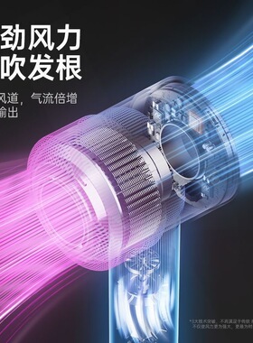 低噪速干护发强力专用轻巧吹风筒