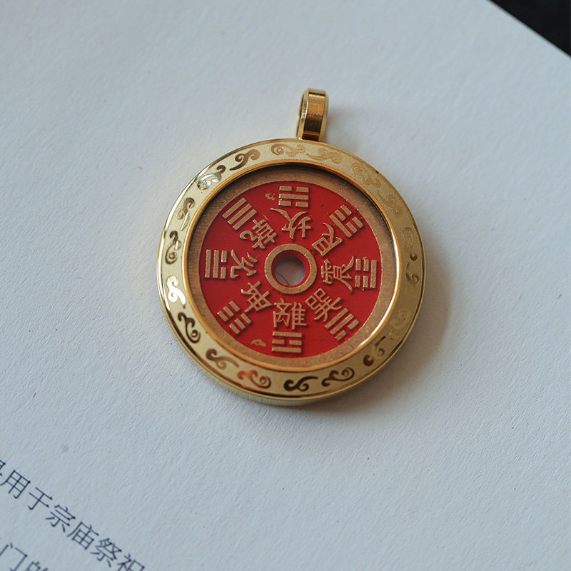 原矿朱砂精品红砂山鬼花钱款吊坠 男女款道家朱砂吊坠饰品本命年,淘宝优惠券,粉丝福利购,淘宝优惠卷