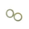Natural Hetian jade Qinghai material sapphire carved twist ring ring women's jade ring finger jewelry