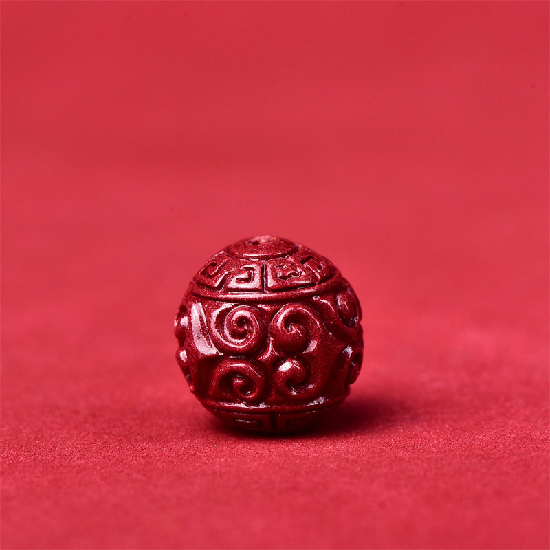 天然原矿朱砂回纹珠紫金砂散珠圆珠单珠DIY手串项链配饰转运配珠,淘宝优惠券,粉丝福利购,淘宝优惠卷