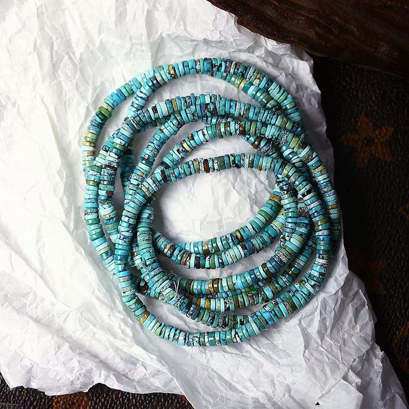 超值推荐 天然原矿绿松石盘珠款单圈手链 男女款绿松石手串饰品,淘宝优惠券,粉丝福利购,淘宝优惠卷