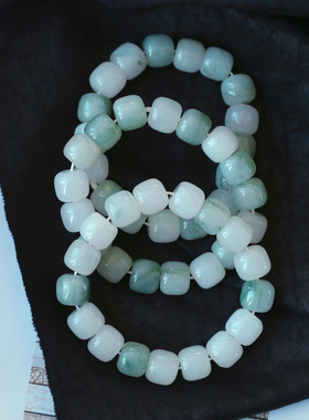 天然天山翠老型珠款手链女款