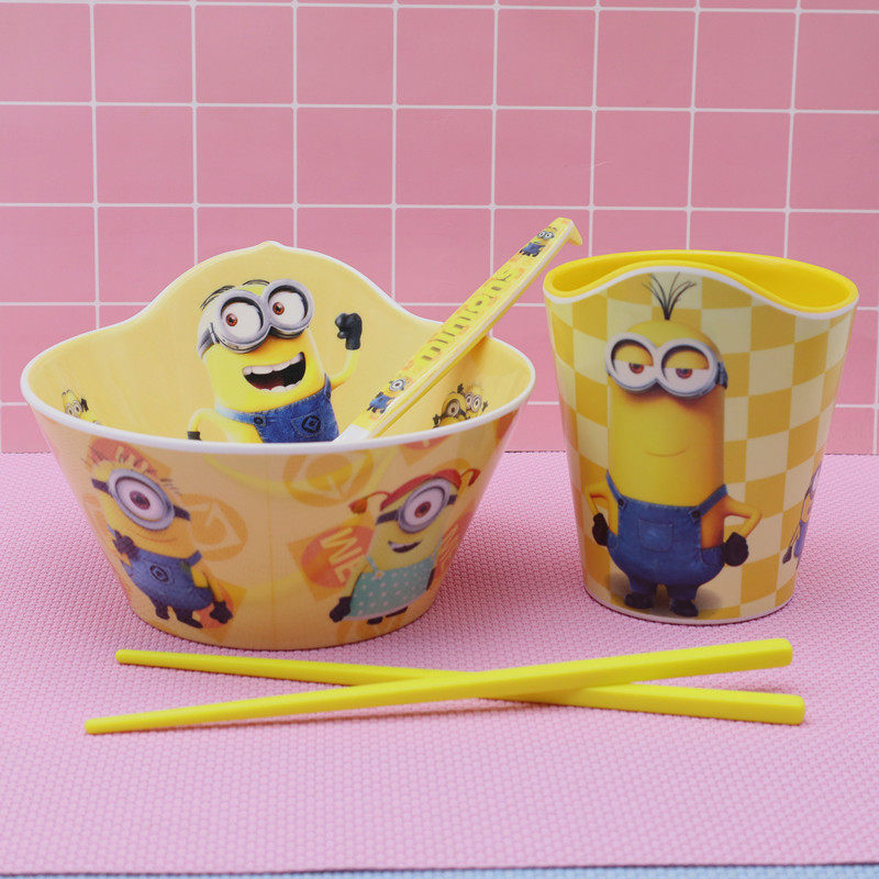 儿童碗餐具套装防摔家用宝宝吃饭碗可爱卡通碗小孩专用碗宝宝碗