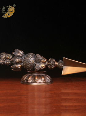 铜金刚杵寺庙法器佛具摆件