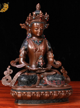 摆件密宗菩萨尼泊尔铜佛像