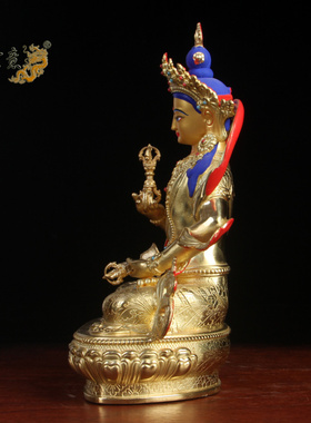 工艺摆件纯铜密宗金刚萨埵佛像