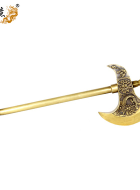 真古意纯铜斧头家居摆件