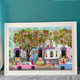 Spring garden puzzle frame 1000 pieces city lights street 50.8*68.6cm70 50x75 puzzle frame