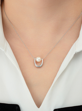 原创轻奢珍珠玛瑙项链小众高级感