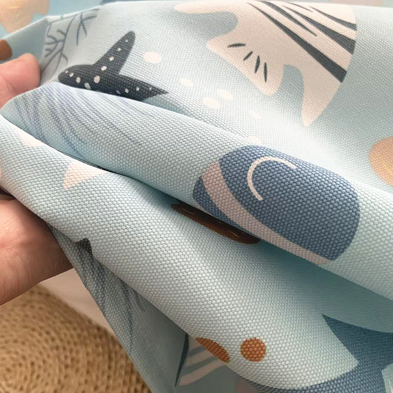 海底世界高档纯棉老粗布床单三件套全棉帆布儿童卡通榻榻米大炕单,淘宝优惠券,粉丝福利购,淘宝优惠卷