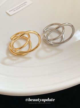 简约时尚设计感批发欧美几何食指