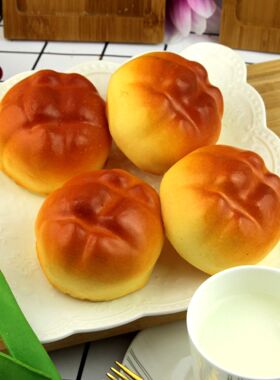 高仿真菠萝包PU材料高档假面包居家家具装饰静物画室道具早教