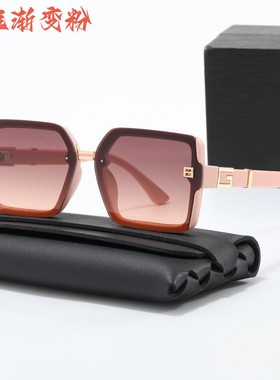 墨镜女夏防晒太阳镜2025新款潮牌方框复古显瘦高级感防紫外线眼镜