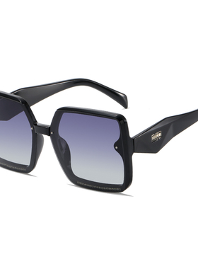 腾悦防紫外线方形潮流女偏光眼镜