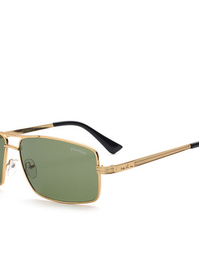 钢化玻璃镜片太阳镜方形开车墨镜