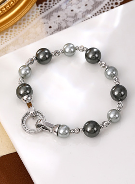 XKDDCT经典大溪地混彩珍珠项链女