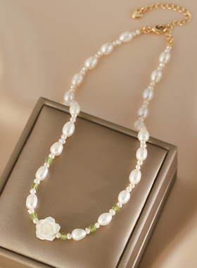 XKDDCT天然淡水珍珠项链女精致优