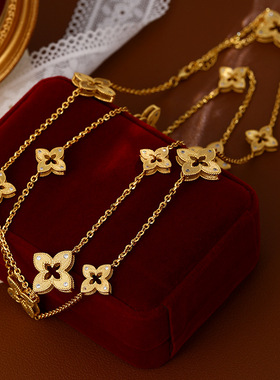 XKDDCT欧美重工拉丝镂空幸运长款