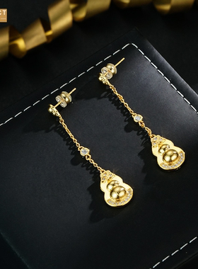 XKDDCT新款新中式金色拉丝葫芦