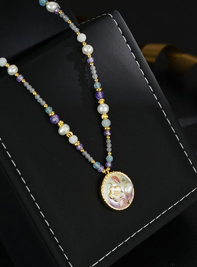 XKDDCT莫奈花园油画风新中式高级