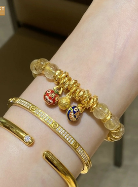 XKDDCT新款三口一家兽盘缠手链