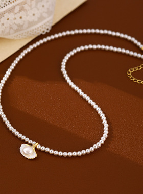 XKDDCT新款项链轻奢小众锁骨链银