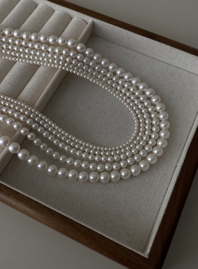 XKDDCT施家正圆无暇强光项链百搭