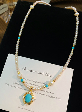 XKDDCT天然珍珠淡水无核小米珠项