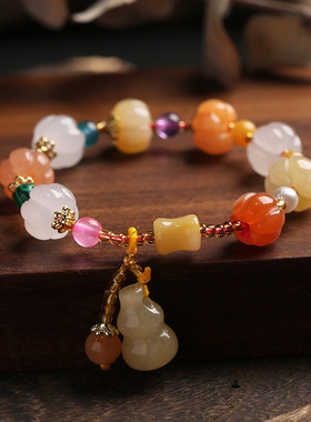 XKDDCT寺庙天然新疆珠手链情侣款