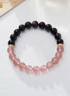 XKDDCT新款手链女有花好粉色水