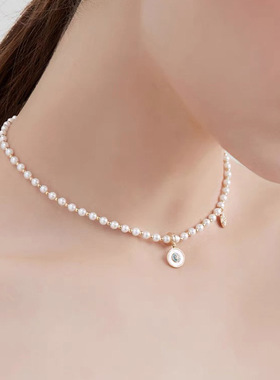 XKDDCT新款2025年夏仿珍珠项链