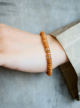 XKDDCT新款天然橄榄核菩提多宝金