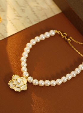 XKDDCT复古气质优雅山茶花施家玻