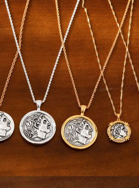 XKDDCT古罗马复古气质仿古币人像