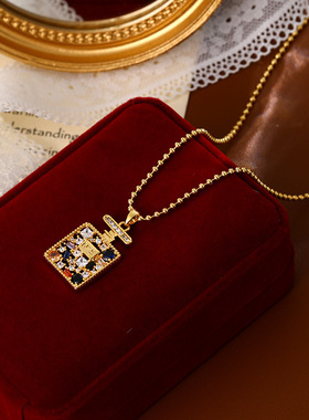 XKDDCT复古高级感香水瓶长款项链