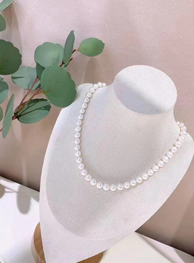 XKDDCT天然淡水珍珠5A级89近圆珠