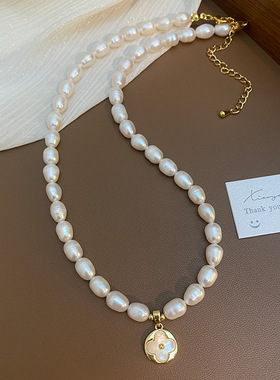 XKDDCT新款天然淡水珍珠项链女