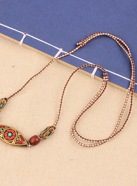 XKDDCT新款佛眼中式尼泊尔项链