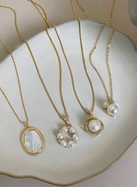 XKDDCT巴洛克天然淡水珍珠项链法