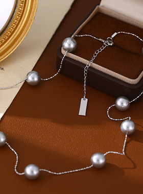 XKDDCT爆款简约珍珠项链配饰女士
