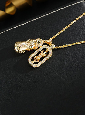 XKDDCT新款新中式古法工艺貔貅金