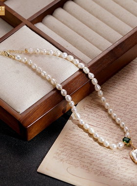 XKDDCT小众设计感巴洛克珍珠不规