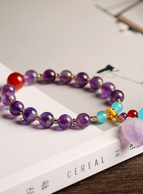 XKDDCT热卖天然薰衣草紫水晶原石