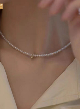 XKDDCT新款韩版网红珍珠项链骨链